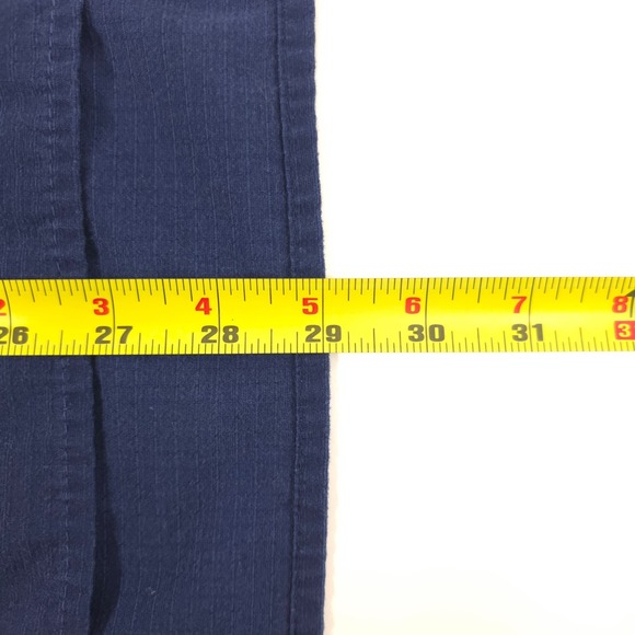 Carhartt Mens Scrub Top Medium Navy Blue Ripstop V-Neck Chest Pocket - C15108 - Picture 9 of 12